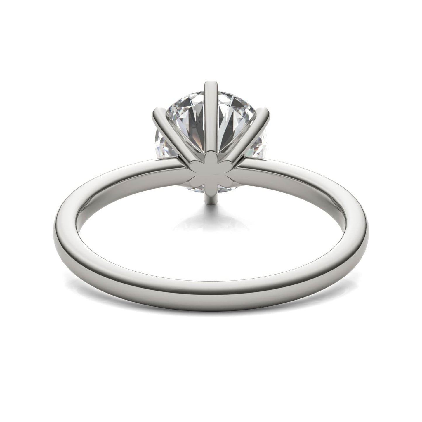 AGI Certified 3 CTW Lab Grown Diamond Solitaire Engagement Ring – G-VS Clarity, 14K White Gold