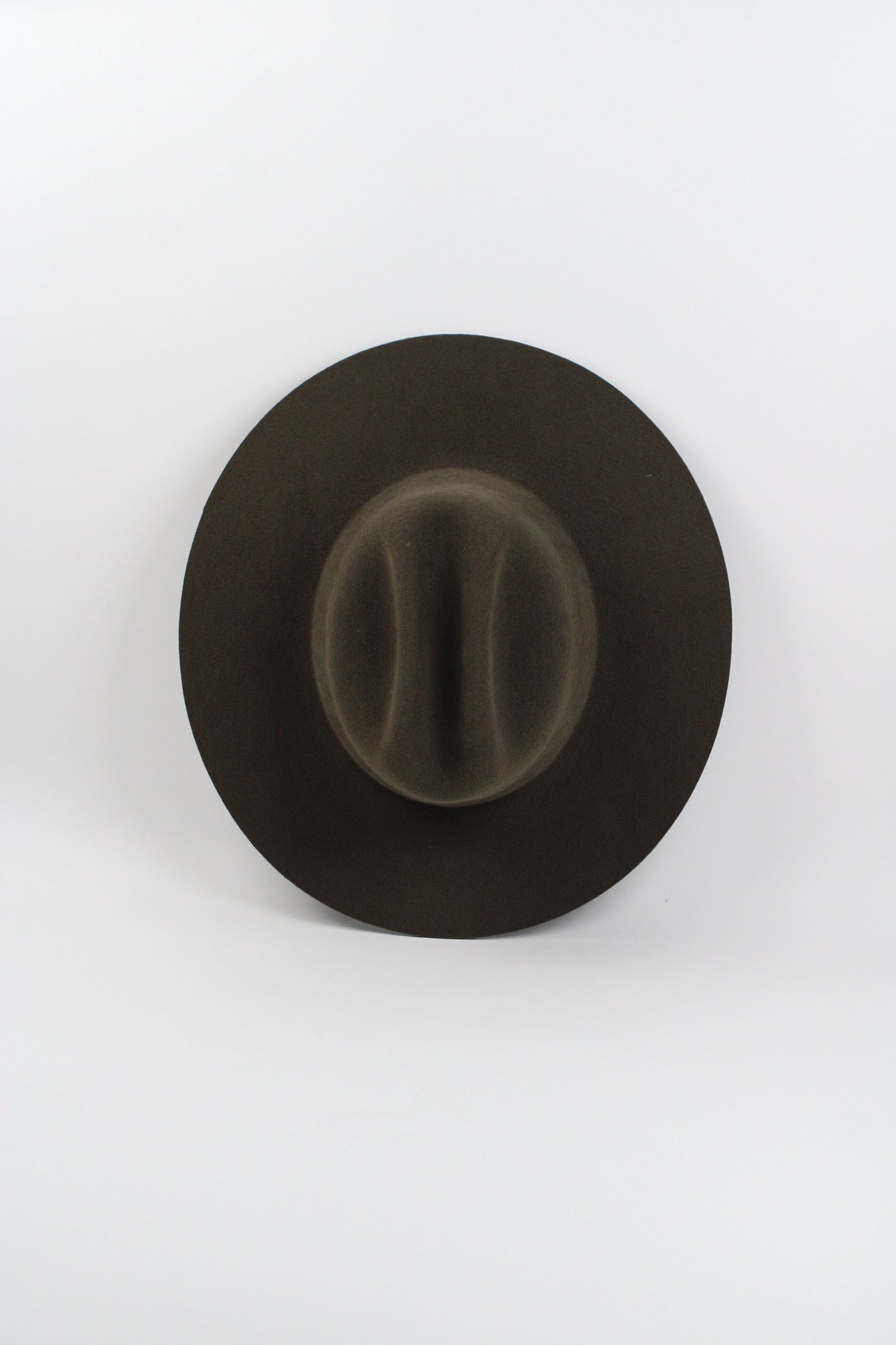 Dakota Cattleman Flat Brim Hat - Olive