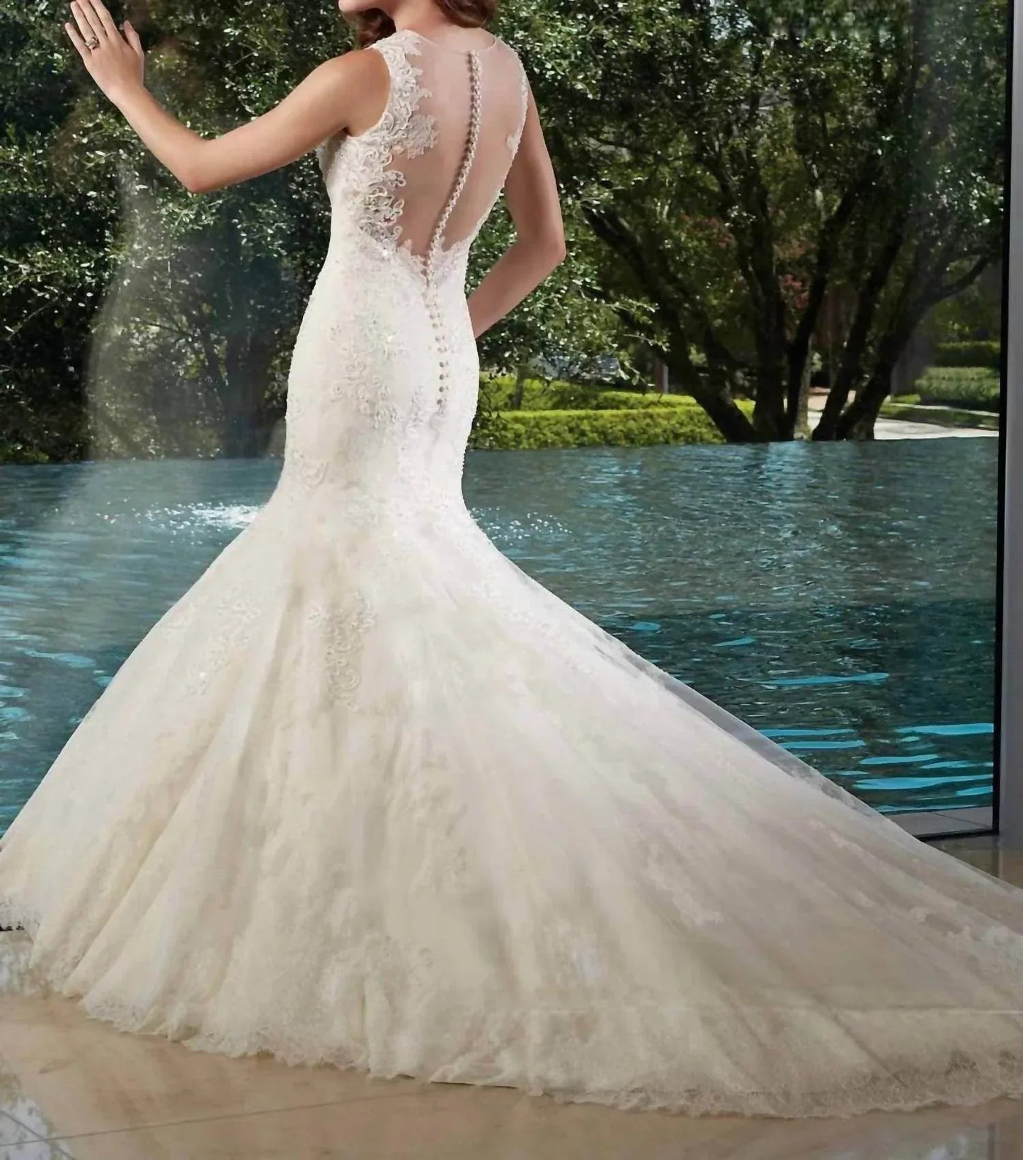Mermaid Trumpet Lace Dress