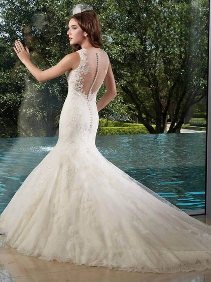 Mermaid Trumpet Lace Dress