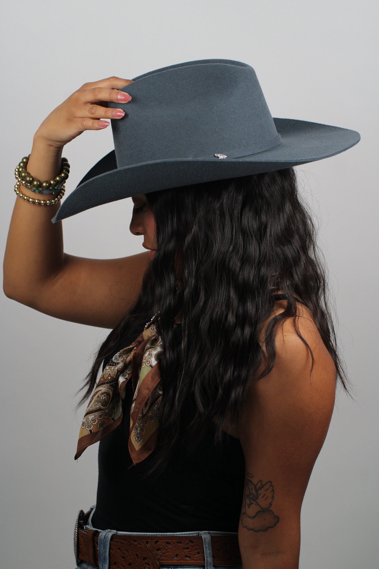 Mustang Cowboy Hat - Stone Blue