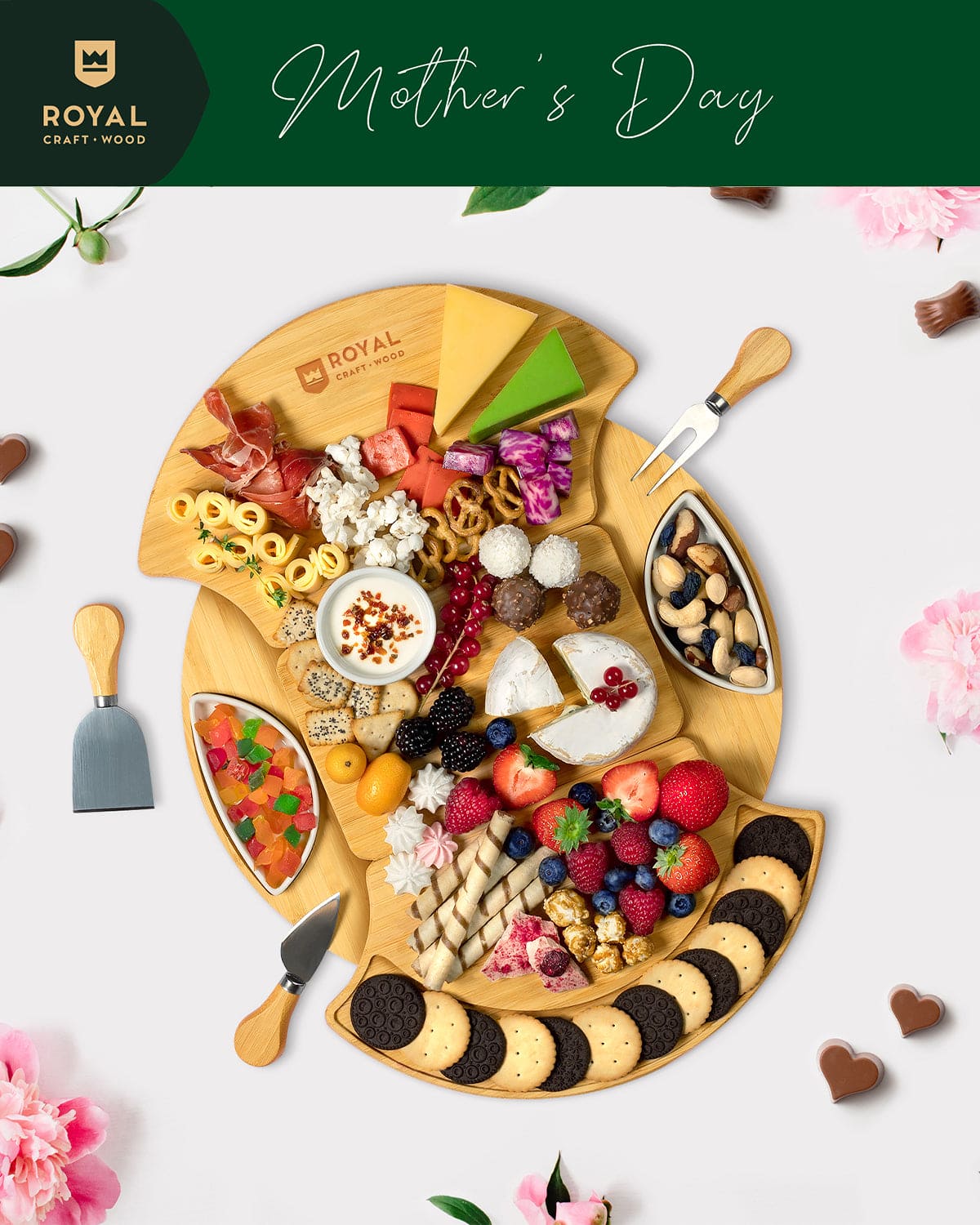 Cheese Board Set, Round