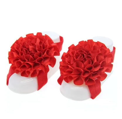 Baby Floral Headband and Foot Accessories Set