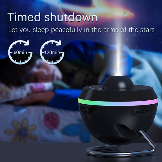 Planetarium Projector Pro for Bedroom, 13 in 1 Star Projector Galaxy Light, Ceiling Night Light Milky Way Mood Lighting with Timer, LED Space Galaxy Lamp Bedroom Room Decor for Adults Kids - BLACK
