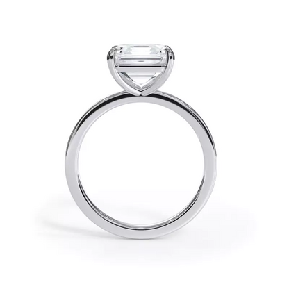2.00 CTW AGI Certified Lab Grown Diamond Solitaire Engagement Ring – G-VS Clarity, 14K White Gold