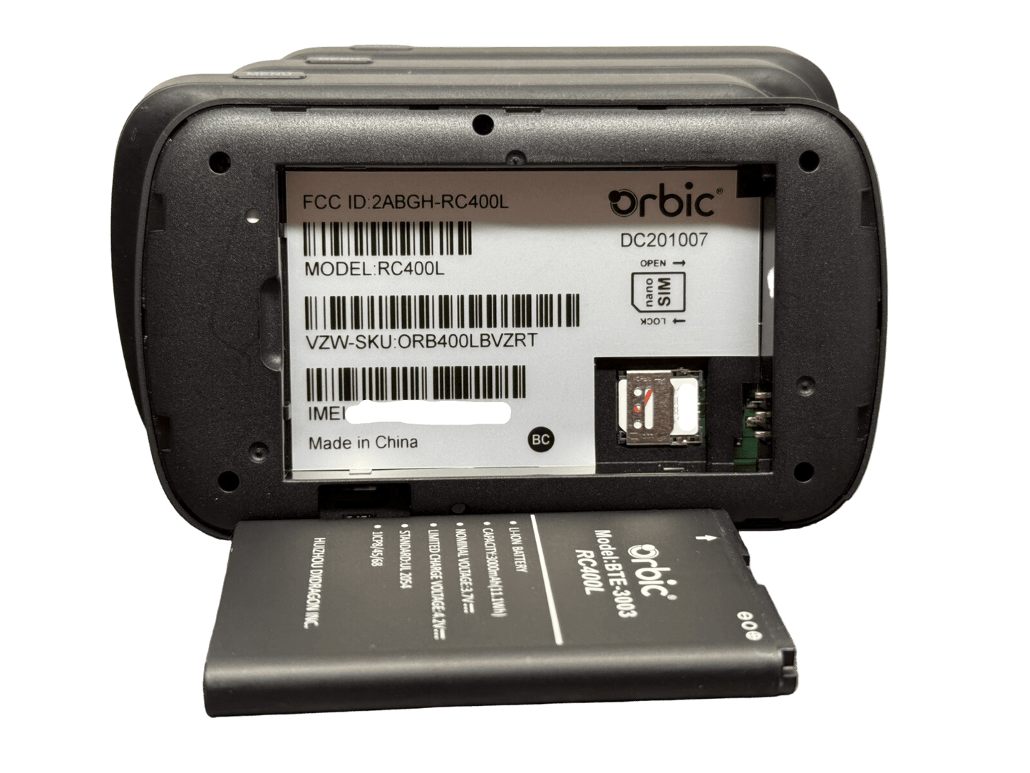 Orbic RCL400 LTE Hotspot with RayHunter + DagShell Installed - Privacy, IMSI Catcher Detection & Network Research Tool