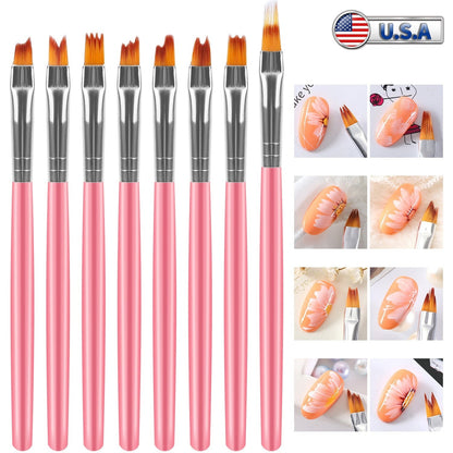 8Pcs Nail Art Brush