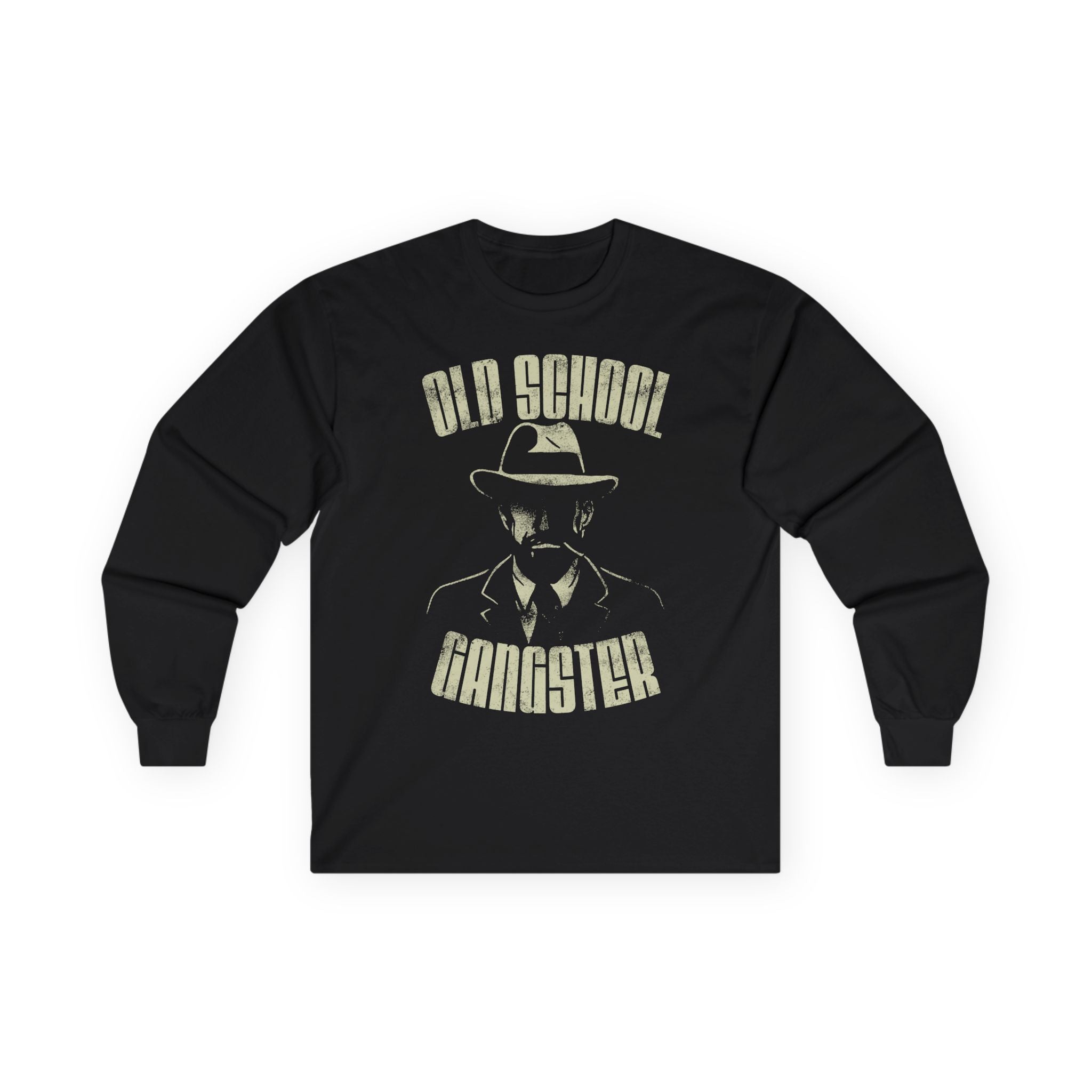 Old School Gangster Long Sleeve Tee