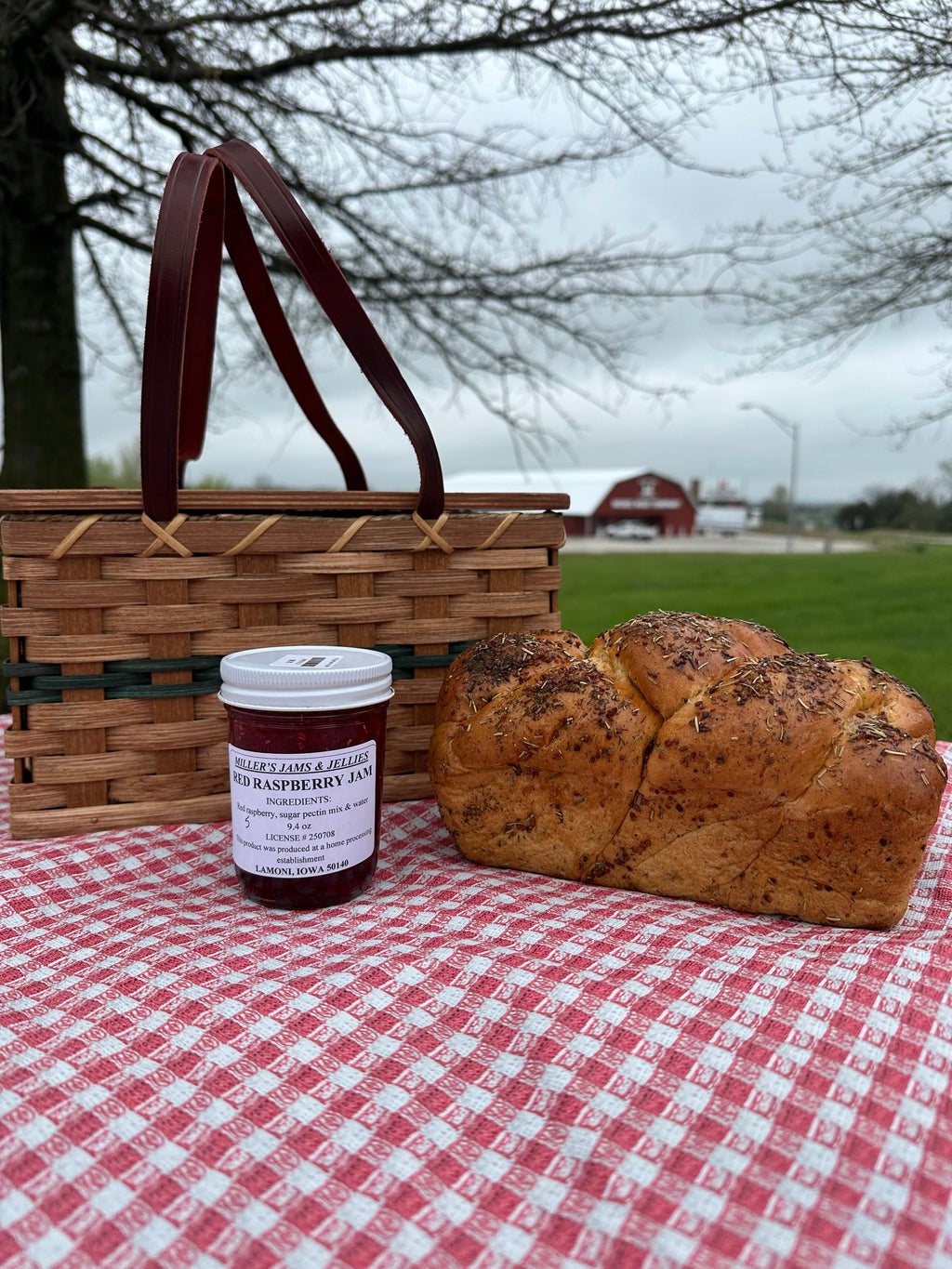 Miller's Red Raspberry Jam - 100% Authentic, Local Amish Made Jam