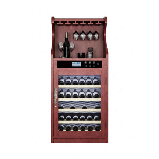 Nuvia Luxury 43-Bottle Freestanding Low Noise Wine Cooler Cabinet (SAK56084)