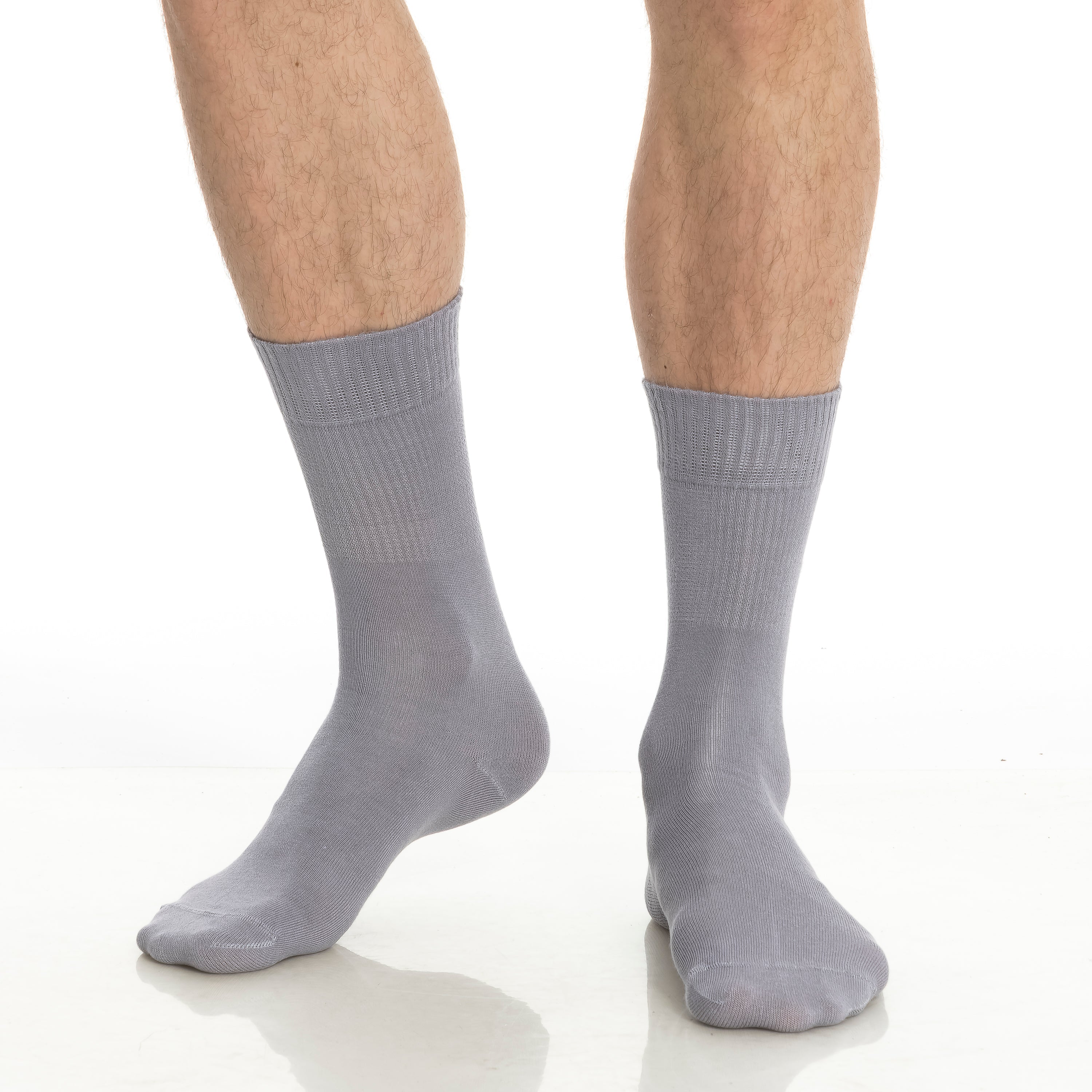 Men’s & Women’s Bamboo Diabetic Crew Socks 4-Pack