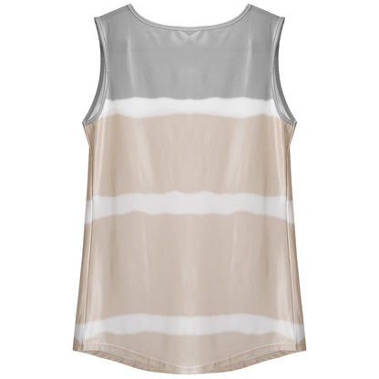 Ladies Tie-Dyed Sleeveless Loose Tank Top