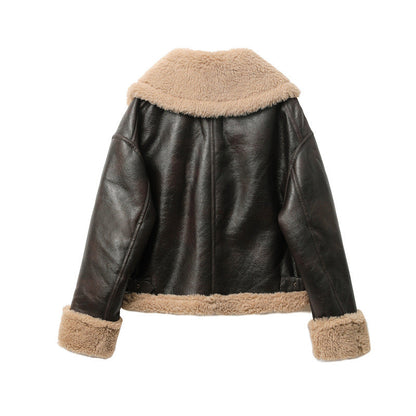 Women's Thickened Warm Double-sided Short Jacket