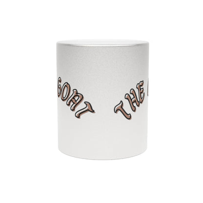 GOAT Metallic Mug - Stylish Silver/Gold Coffee Cup for Trendsetters