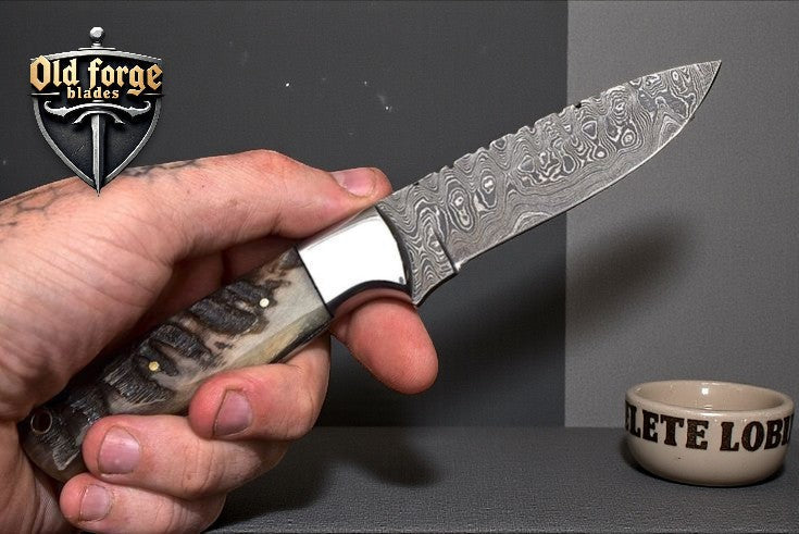 HornEdge 9” Damascus Hunting Knife
