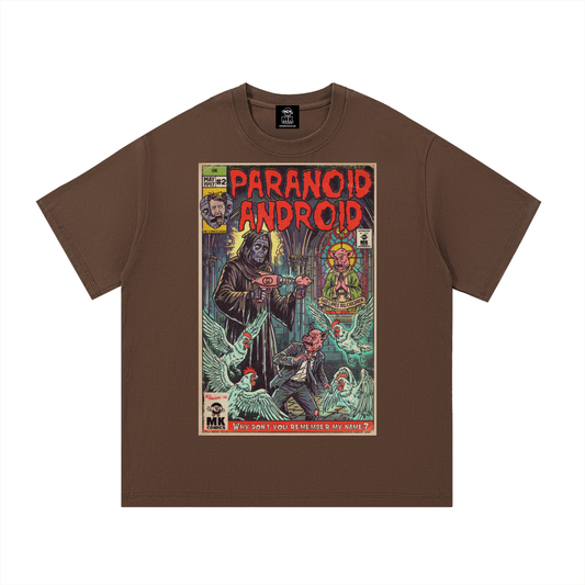 Paranoid Android - SIZE UP 1 SIZE - Essential Cotton T-Shirt
