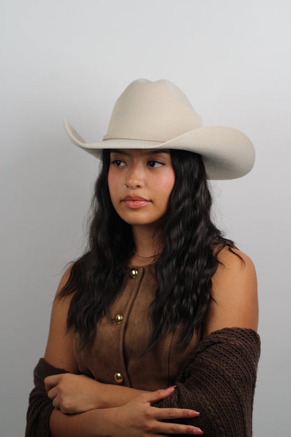 Mustang Cowboy Hat - Cream