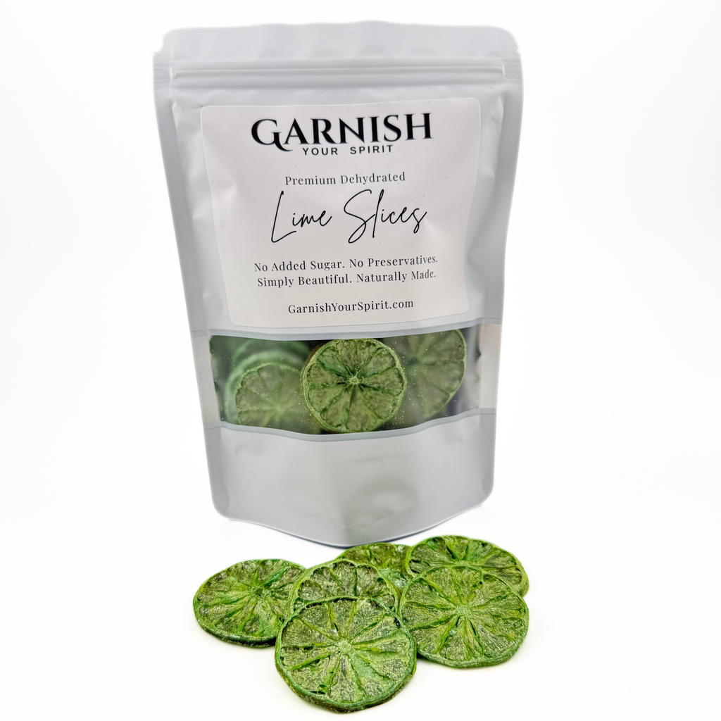 Wicked Inspired Pink and Green Luster Dust Dried Lime Garnish Set 2 Pack