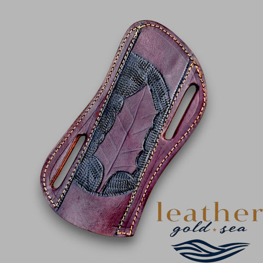 Custom Knife Sheath – Handmade Leather Cowboy Style