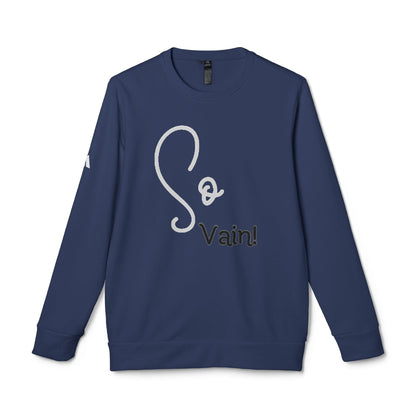 adidas Unisex Fleece Crewneck Sweatshirt So Vain