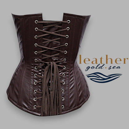 Leather Corsets | Elegant Brown Handcrafted