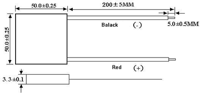 TEC1-12715 Peltier cooler module