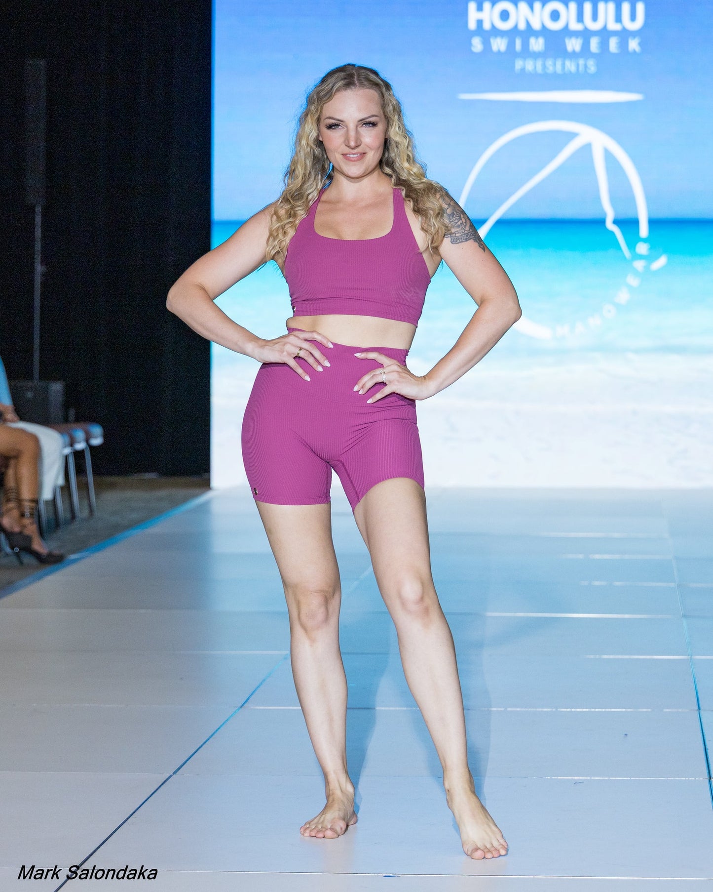 Ribbed kona shorts