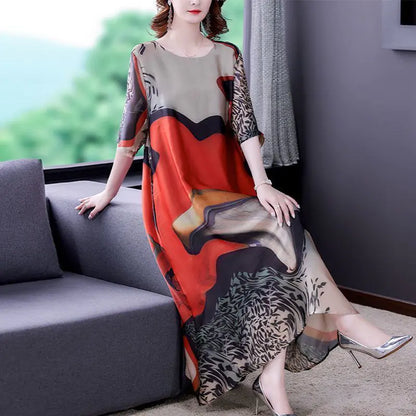 Plus Size Printed Dress for Women