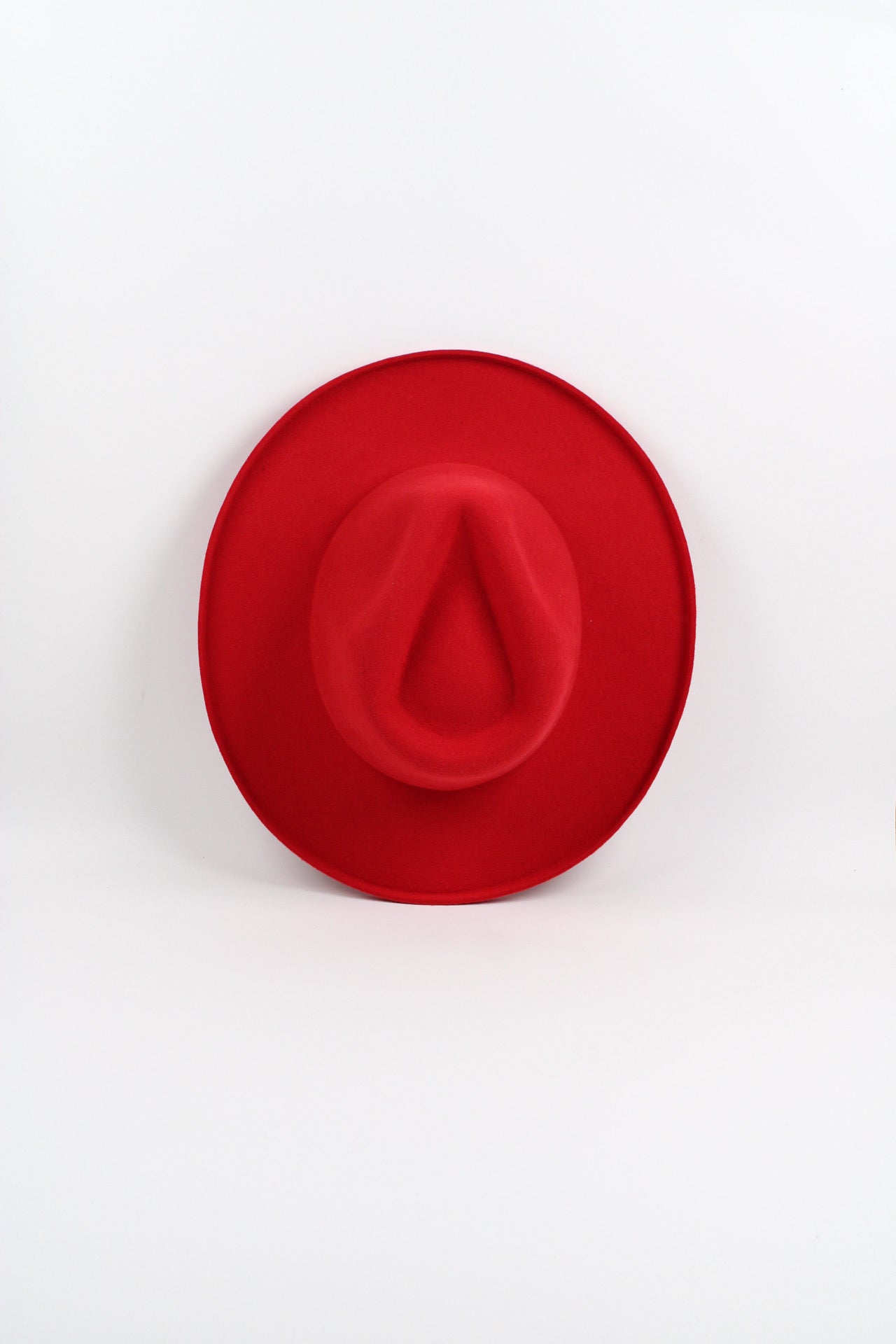 Harper Pencil Brim Hat - Cherry Red