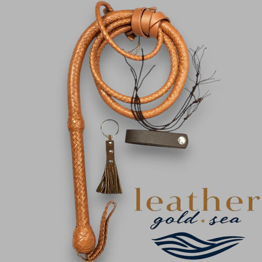 Professional Bull Whip – Handmade Leather Whip