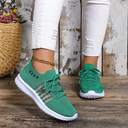 Breathable Lace-up Sneakers for Running & Casual Walking
