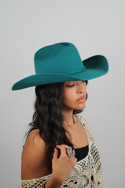Mustang Cowboy Hat - Turquoise
