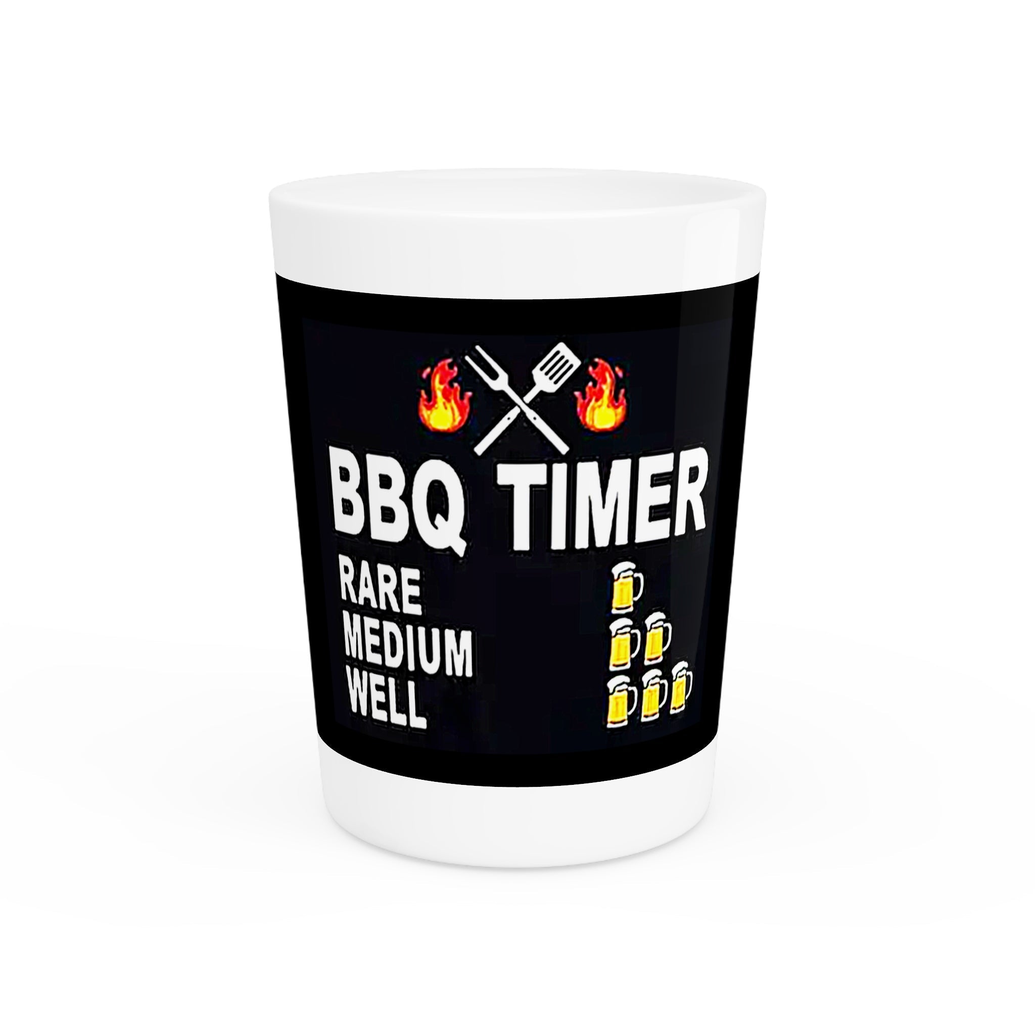 "BBQ Timer" Shot Glass – 1.9 oz