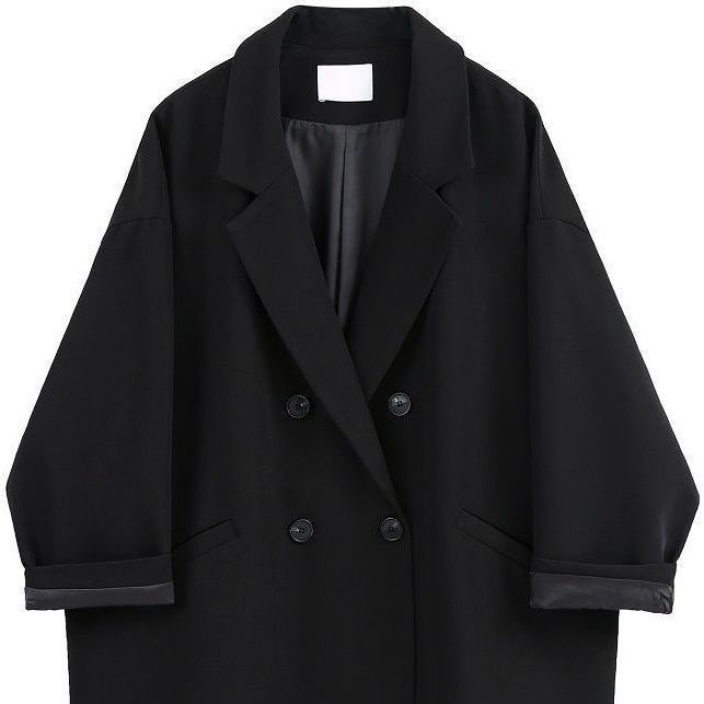 Korean Style Thin Looking Fashion Ins Vintage Blazer