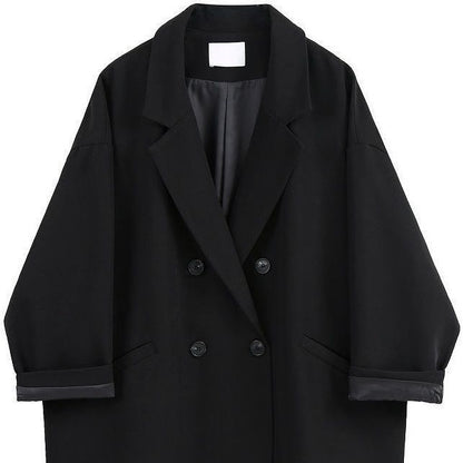 Korean Style Thin Looking Fashion Ins Vintage Blazer