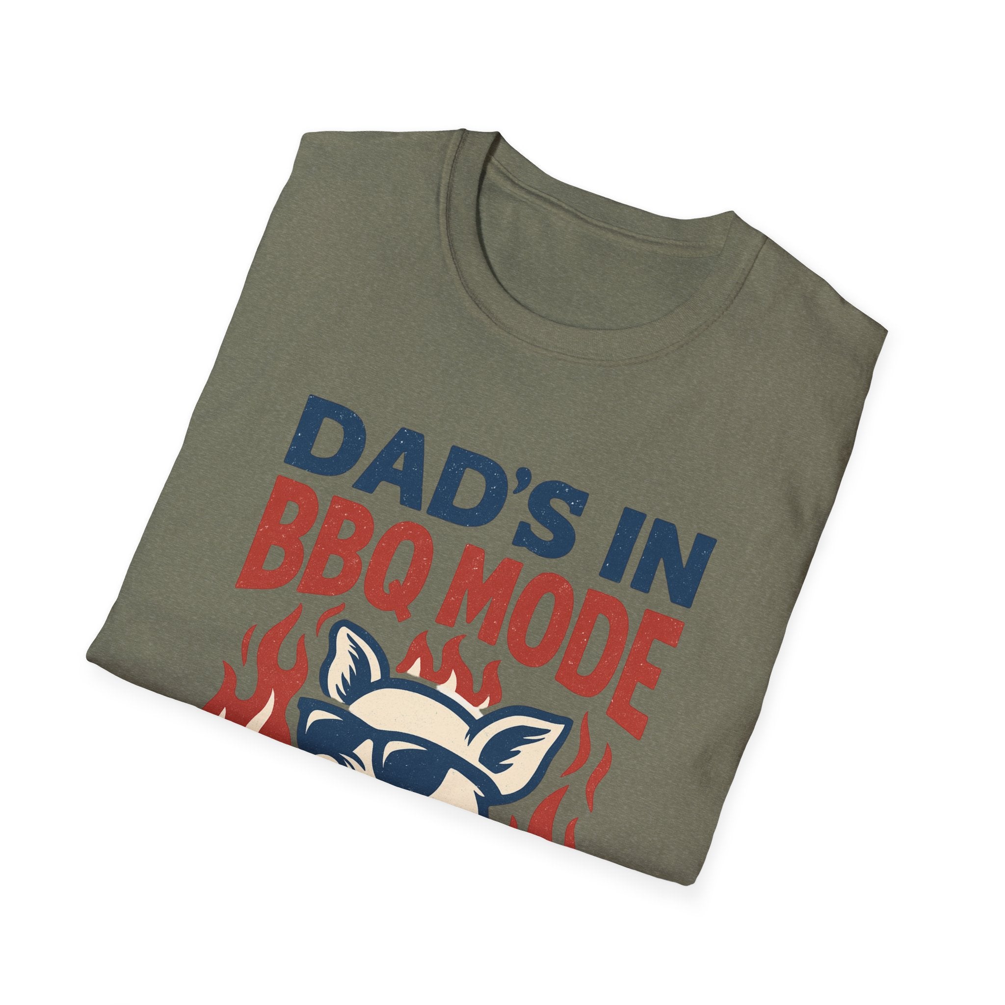 “Dad’s in BBQ Mode” Softstyle T-Shirt
