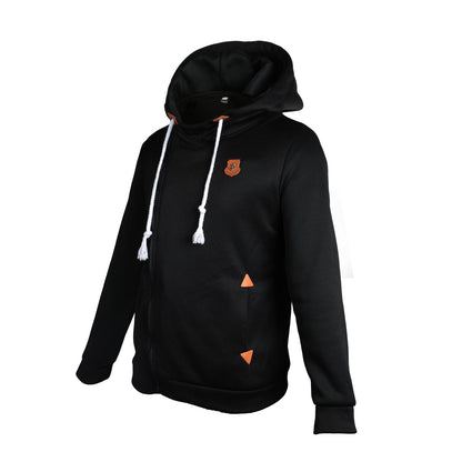 Ladies Full Zip-Up Hoodie Sweatshirt