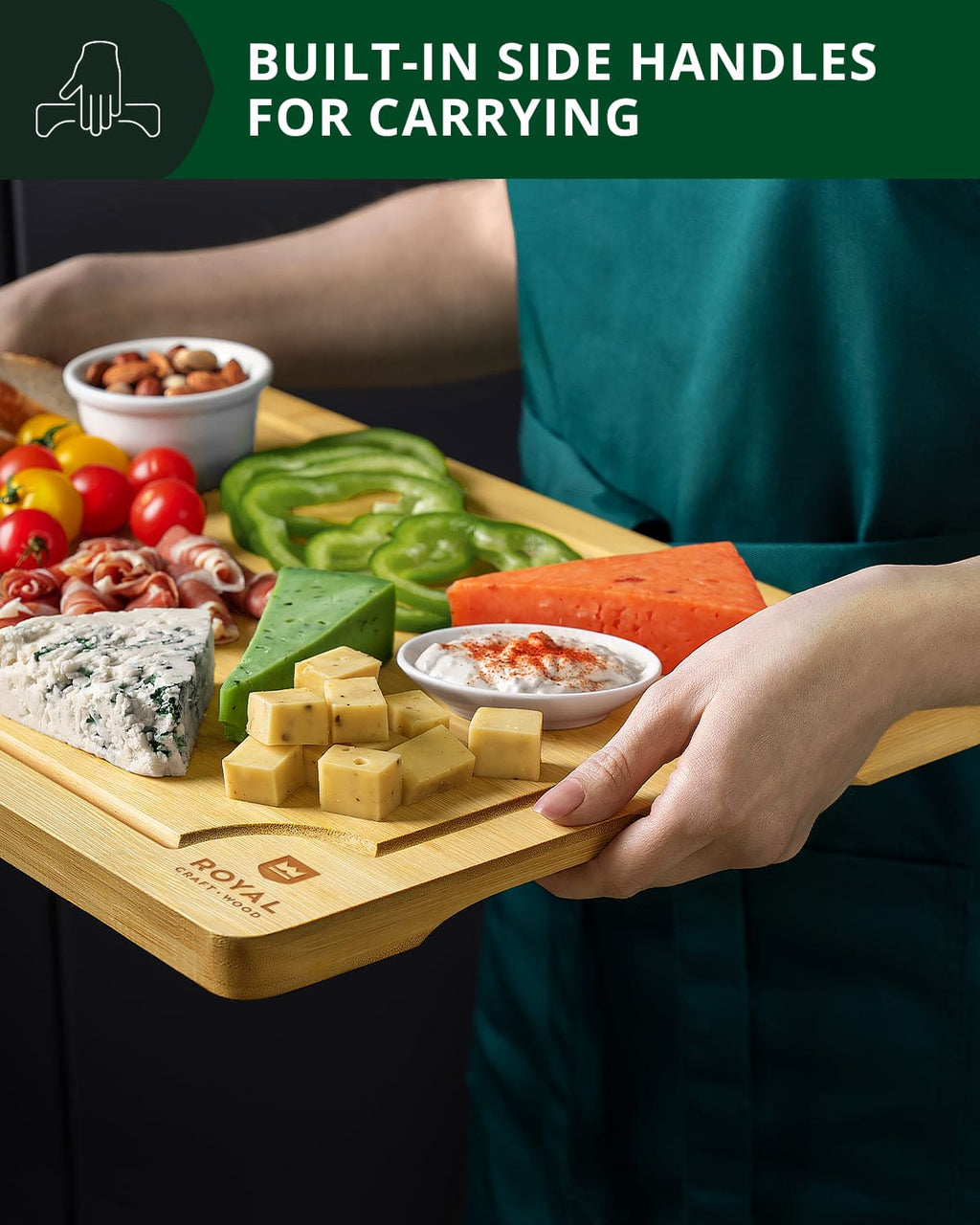 Cutting Board Set of 5, Bamboo