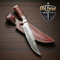 High-End Hunting Knives – 14" Bowie Knife with Rosewood Handle