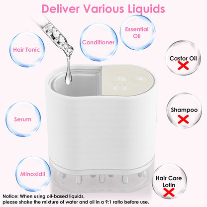 2 IN 1 Electric Scalp Massager And Hair Oil Applicator