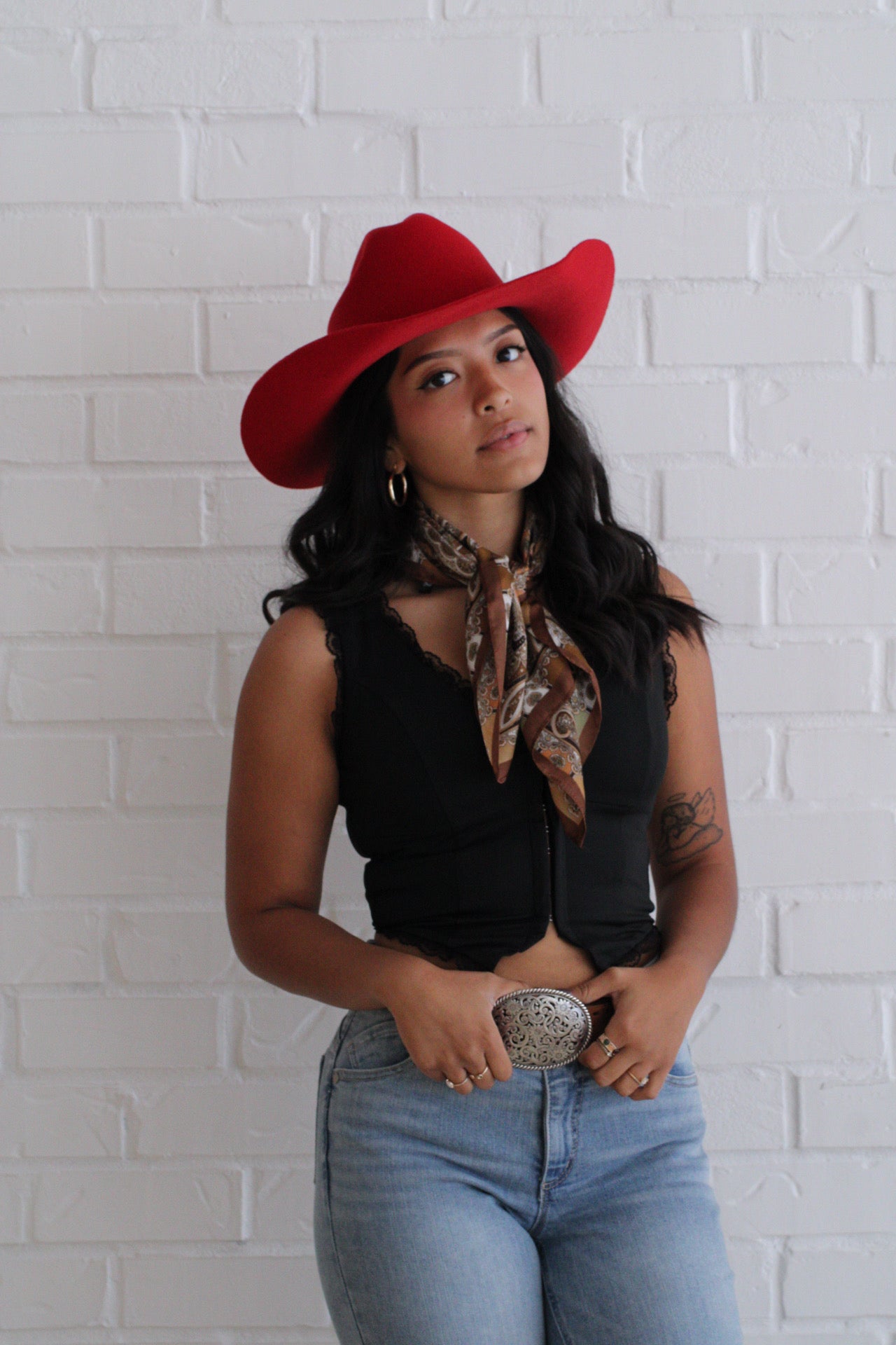Mustang Cowboy Hat - Red