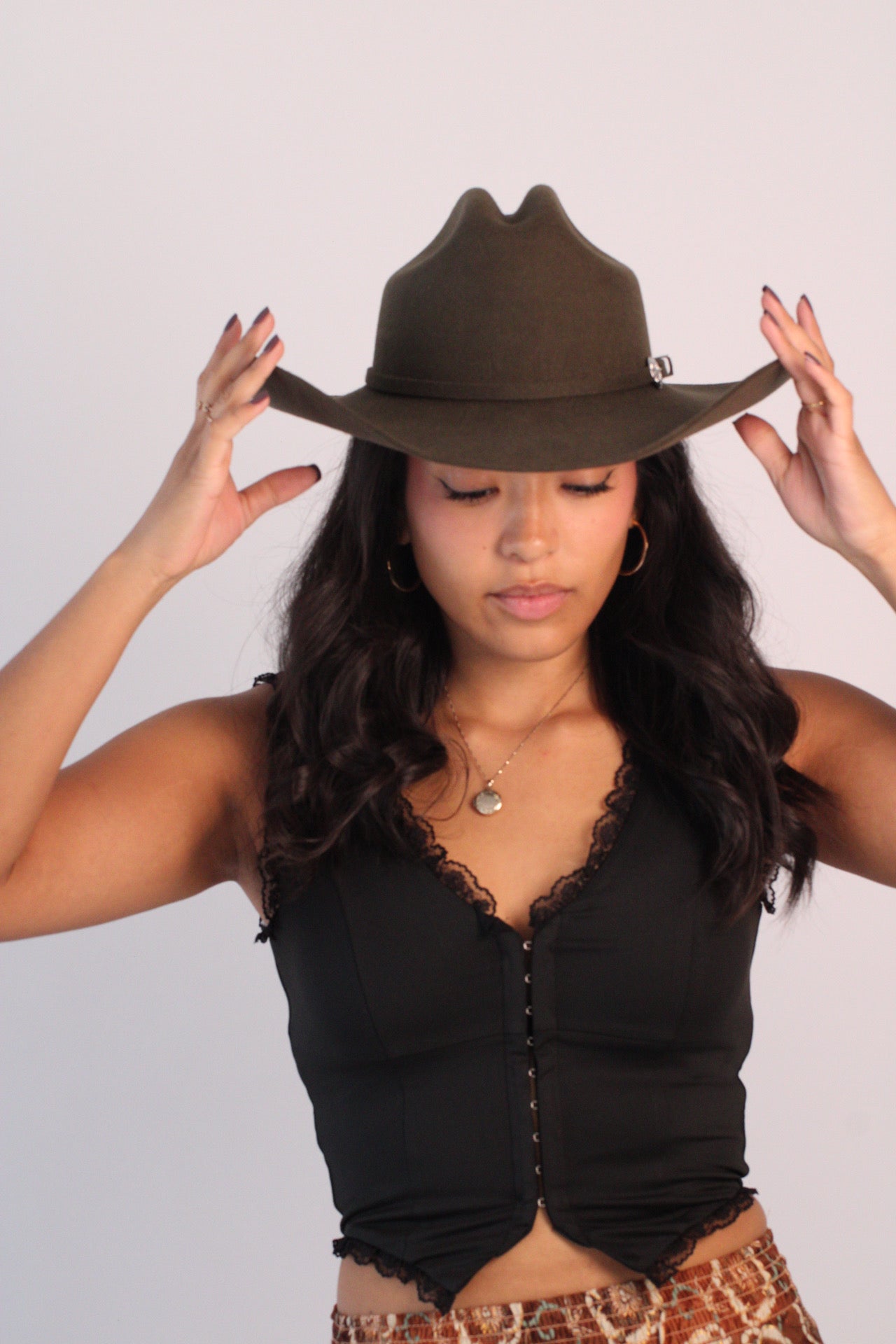 Mustang Cowboy Hat - Dark Olive