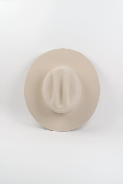 Dakota Cattleman Flat Brim Hat - Ivory
