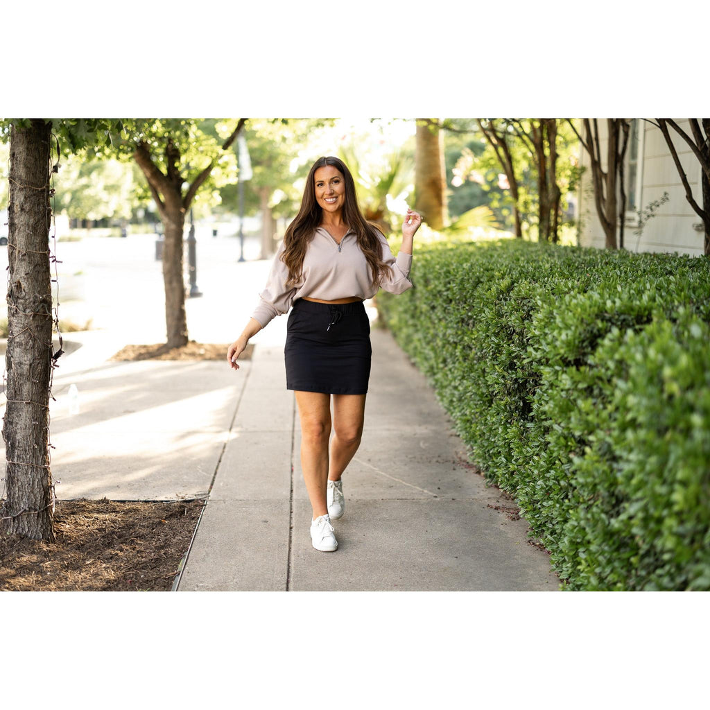 Kristina BLACK Jogger Skirt