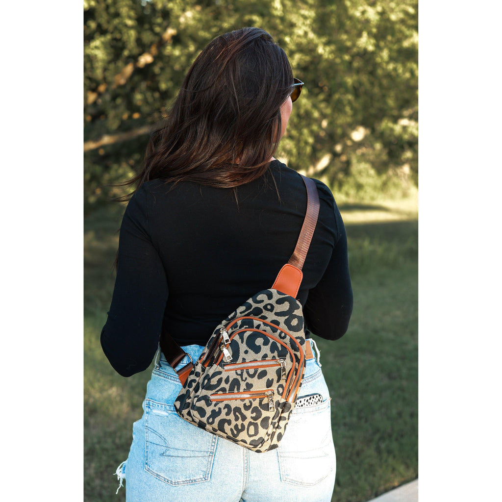 Carina Leopard Sling Bag