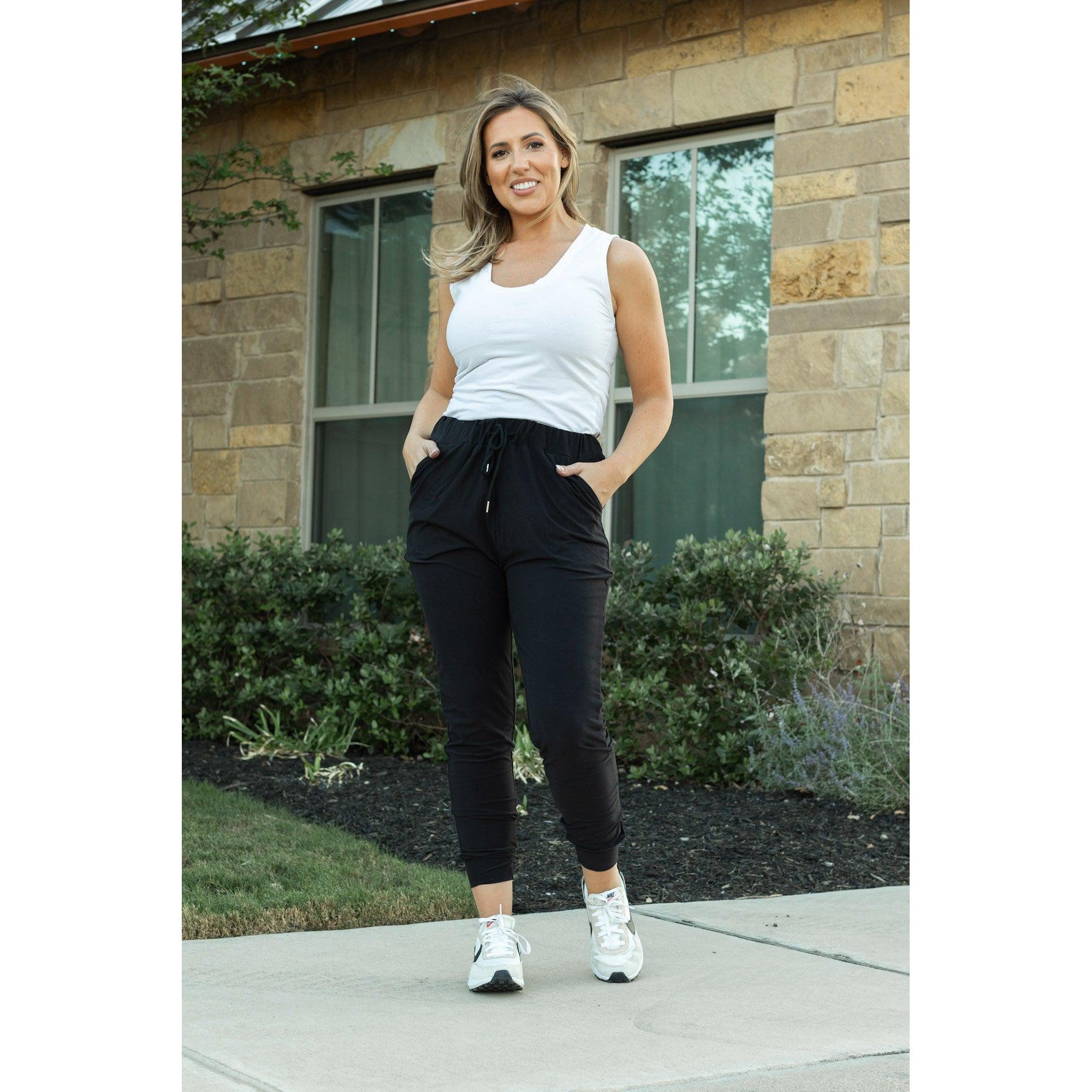 Reagan - Black Joggers