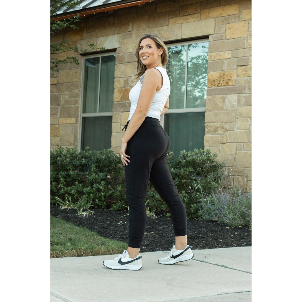 Reagan - Black Joggers