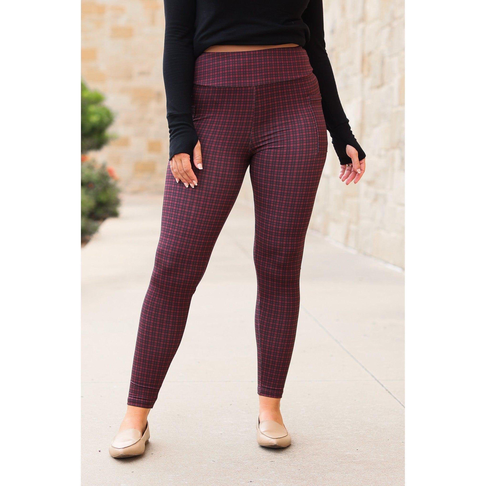 Wren - Plaid Leggings
