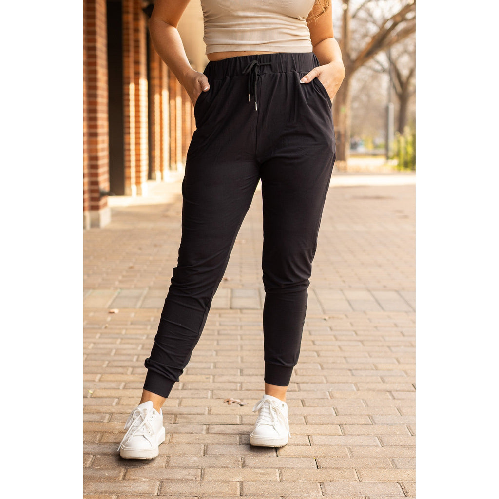 Reagan - Black Joggers
