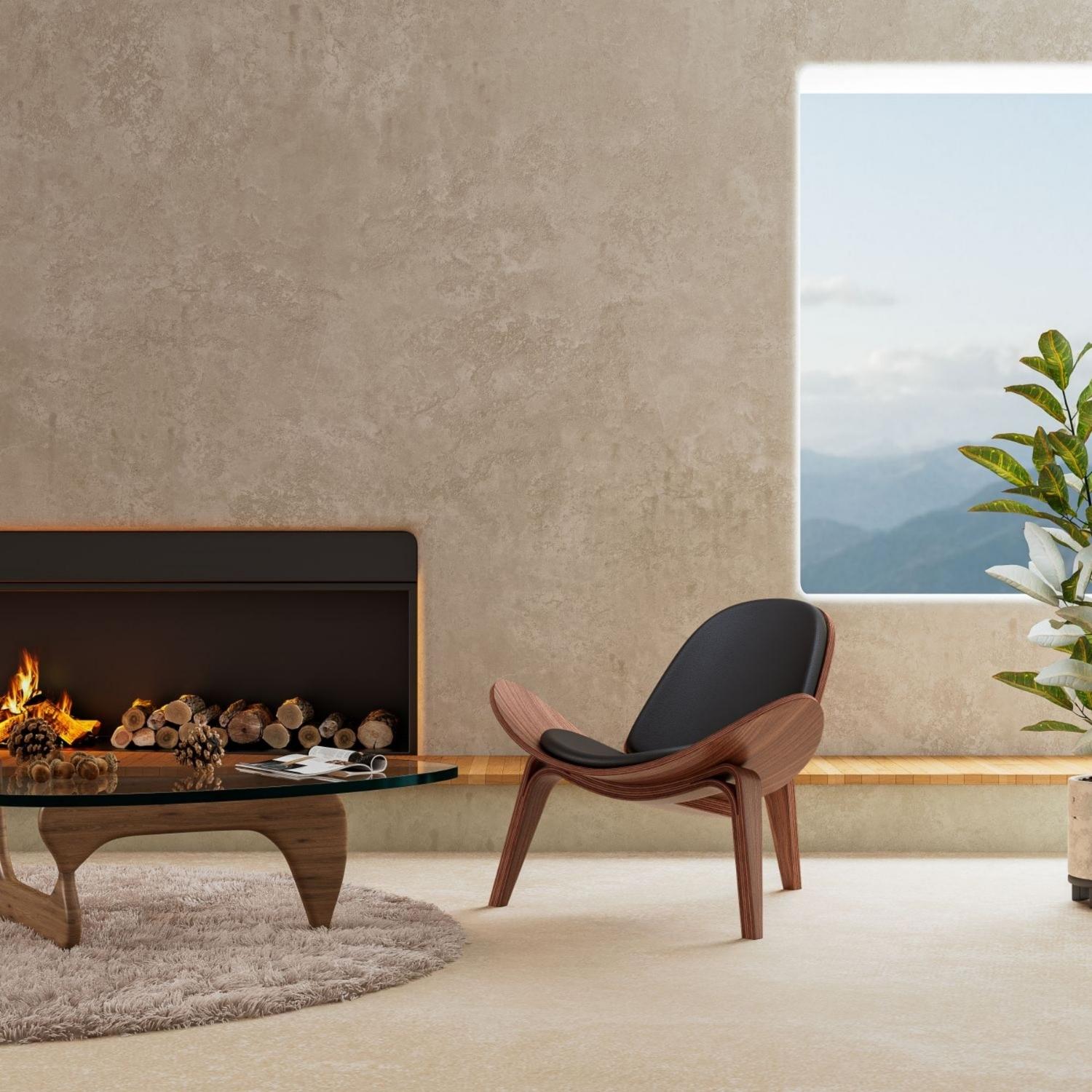 Vegan Leather Vigore Lounge Chair